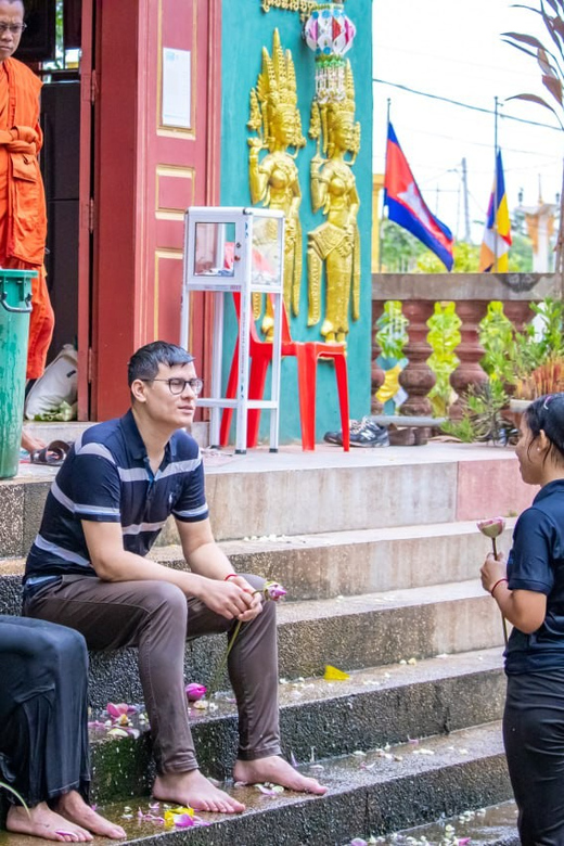 Siem Reap: Khmer Water Blessing by Monk and Lotus Farm Visit - What the four-hour schedule feels like