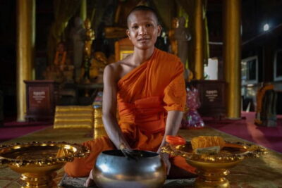 Monk Blessings and Village Life Scooter Tour