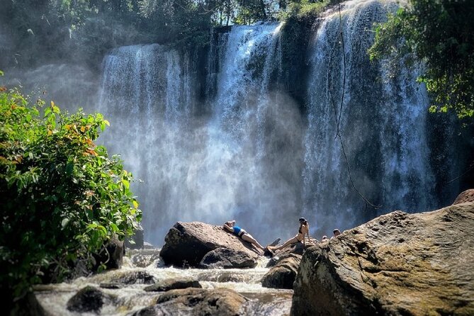 Siem Reap Outdoor Private Tour (Waterfalls 50km from Siem Reap) - The 1000 Lingams beneath the riverbed