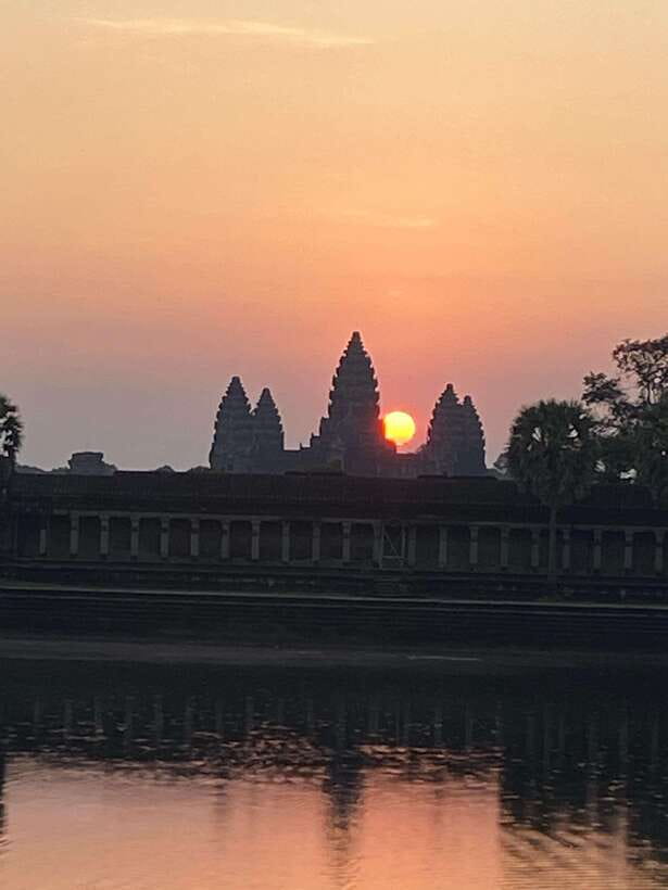 Siem Reap: Personalized Angkor Wat Sunrise/Set by TukTuk/Car - Bayon’s stone faces