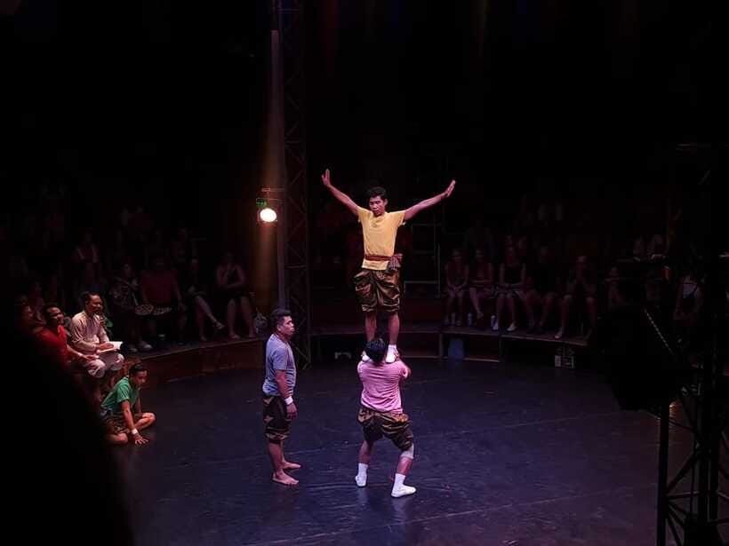 Siem Reap: Phare Circus Ticket with Tuk Tuk Transfer - Inside the circus with Seat C