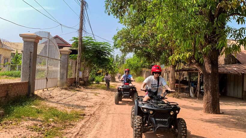 Siem Reap: Quad Bike Tour of Local Villages - Riding back after dark