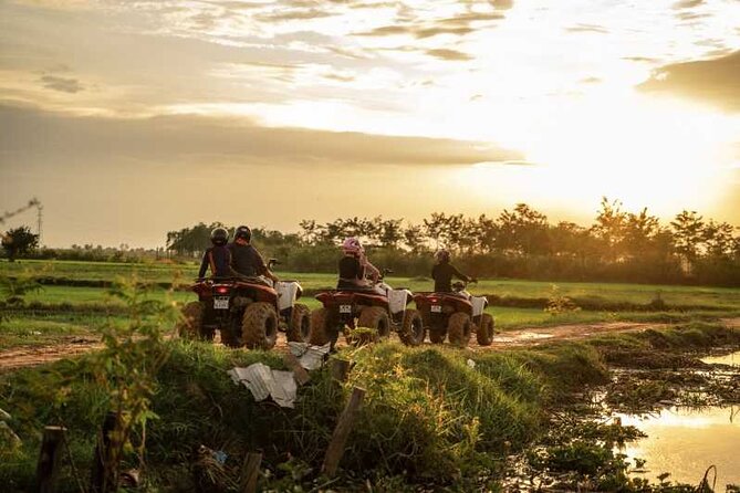 Siem Reap Rustic Side Quad Bike Adventure - Getting used to the quad bike