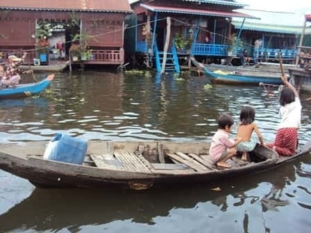 Siem Reap: Tonle Sap Lake - Fishing Village & Flooded Forest - A village snack stop and Buddhist monastery