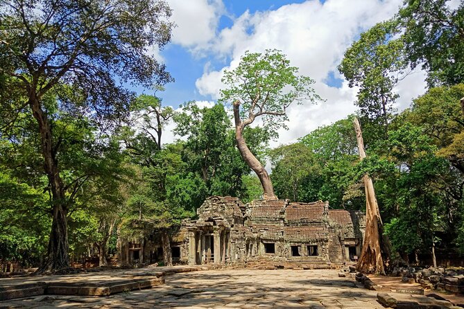 Siem Reap Tour: Angkor Wat Sunrise, Bayon, Ta Prohm, Banteay Srei - Angkor Thom’s South Gate and the churning scene